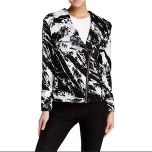HELMUT LANG | Black & White Zip Hoodie